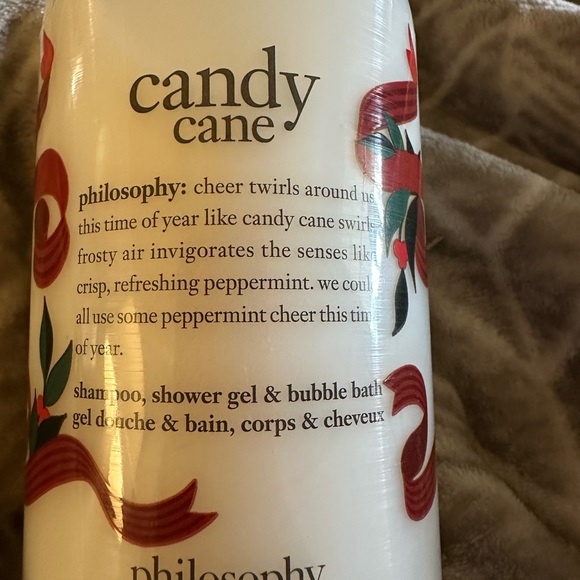 Philosophy Candy Cane Shampoo,shower gel and bubble bath 16oz - Picture 3 of 4